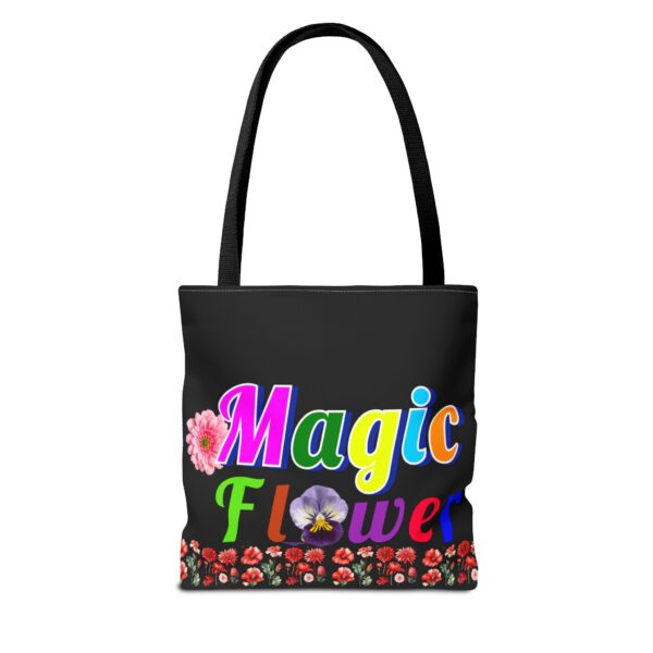 Colorful Magic Flower Tote Bag