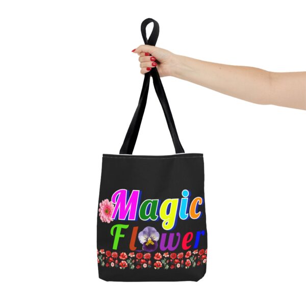 Colorful Magic Flower Tote Bag