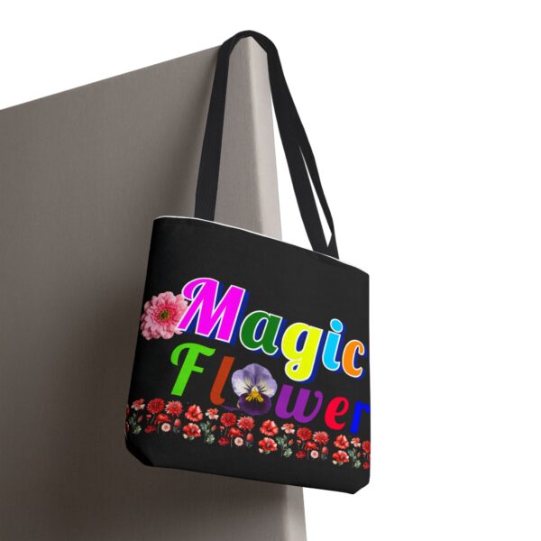 Colorful Magic Flower Tote Bag