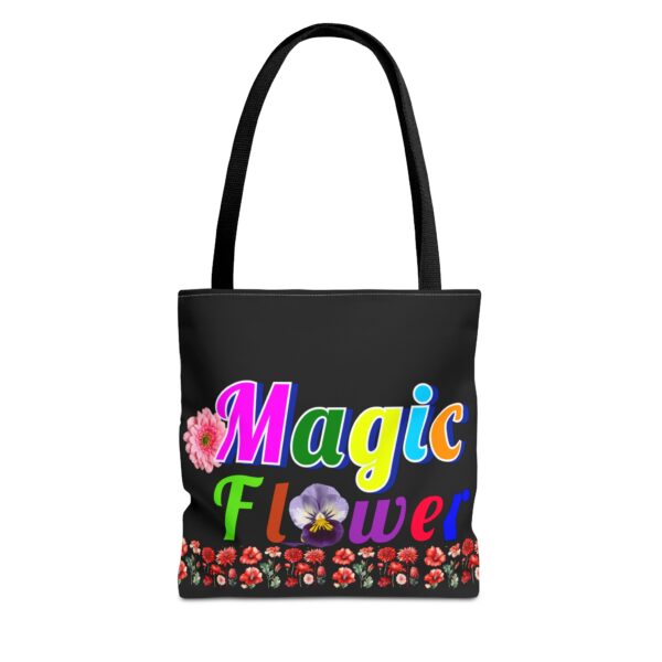 Colorful Magic Flower Tote Bag