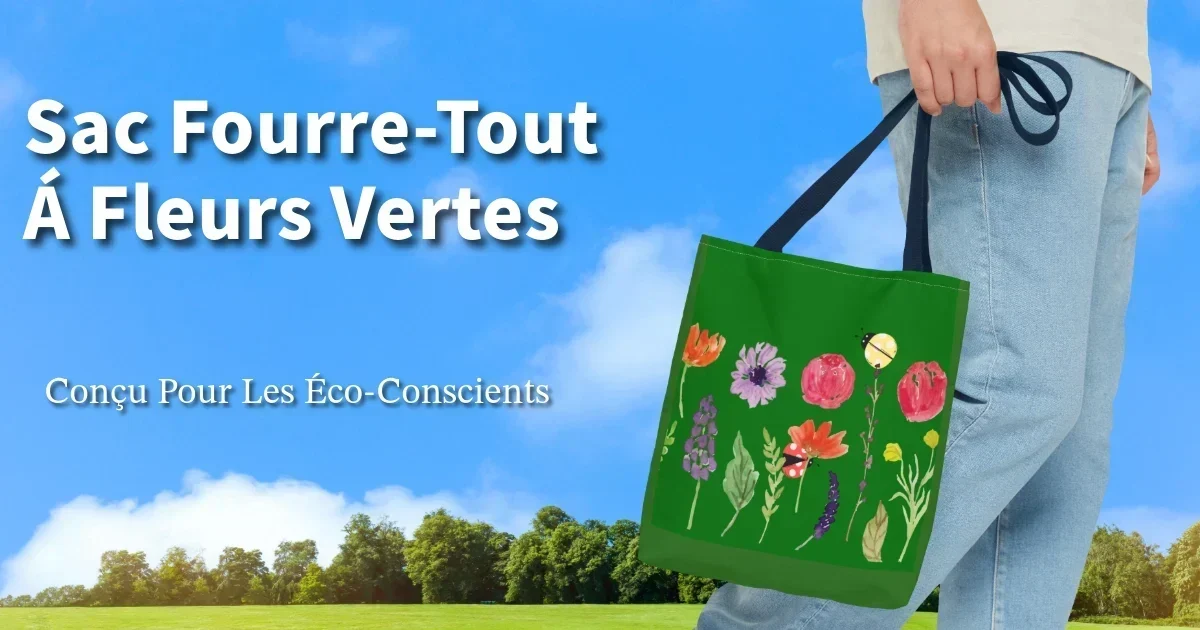 Sac Fourre-Tout Fleuri, TejoTees