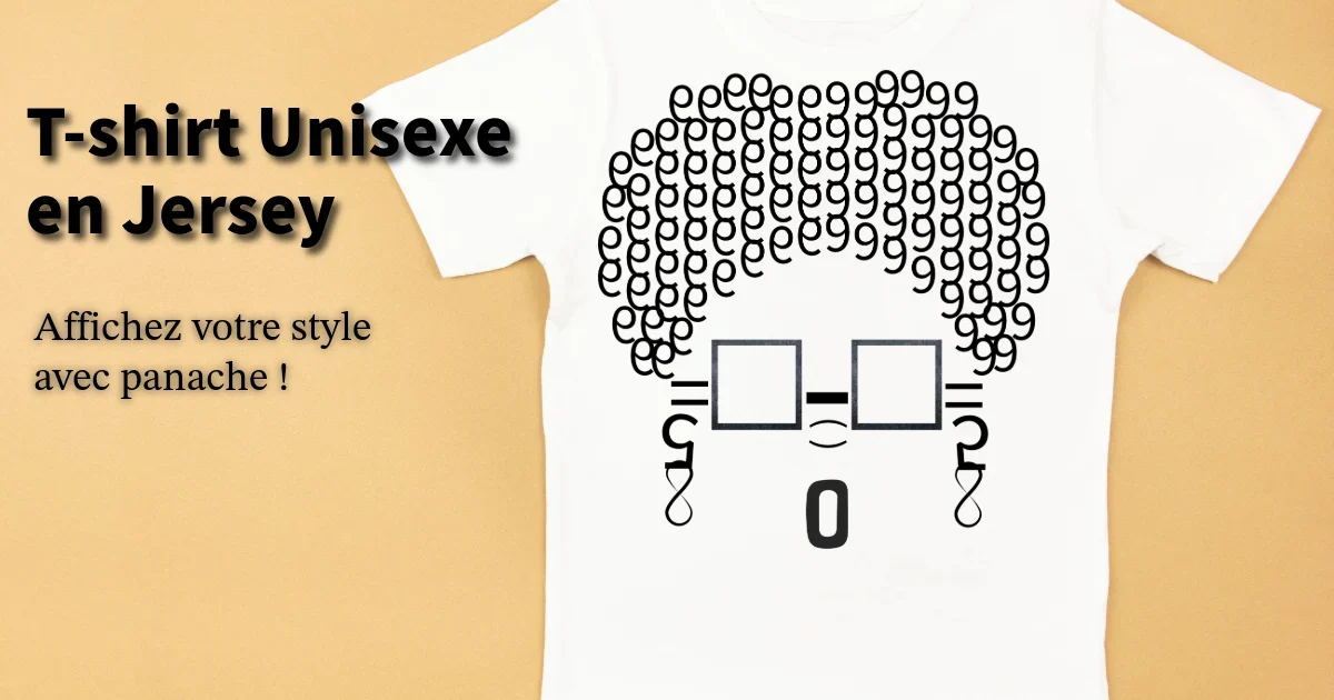 T-shirt Unisexe en Jersey