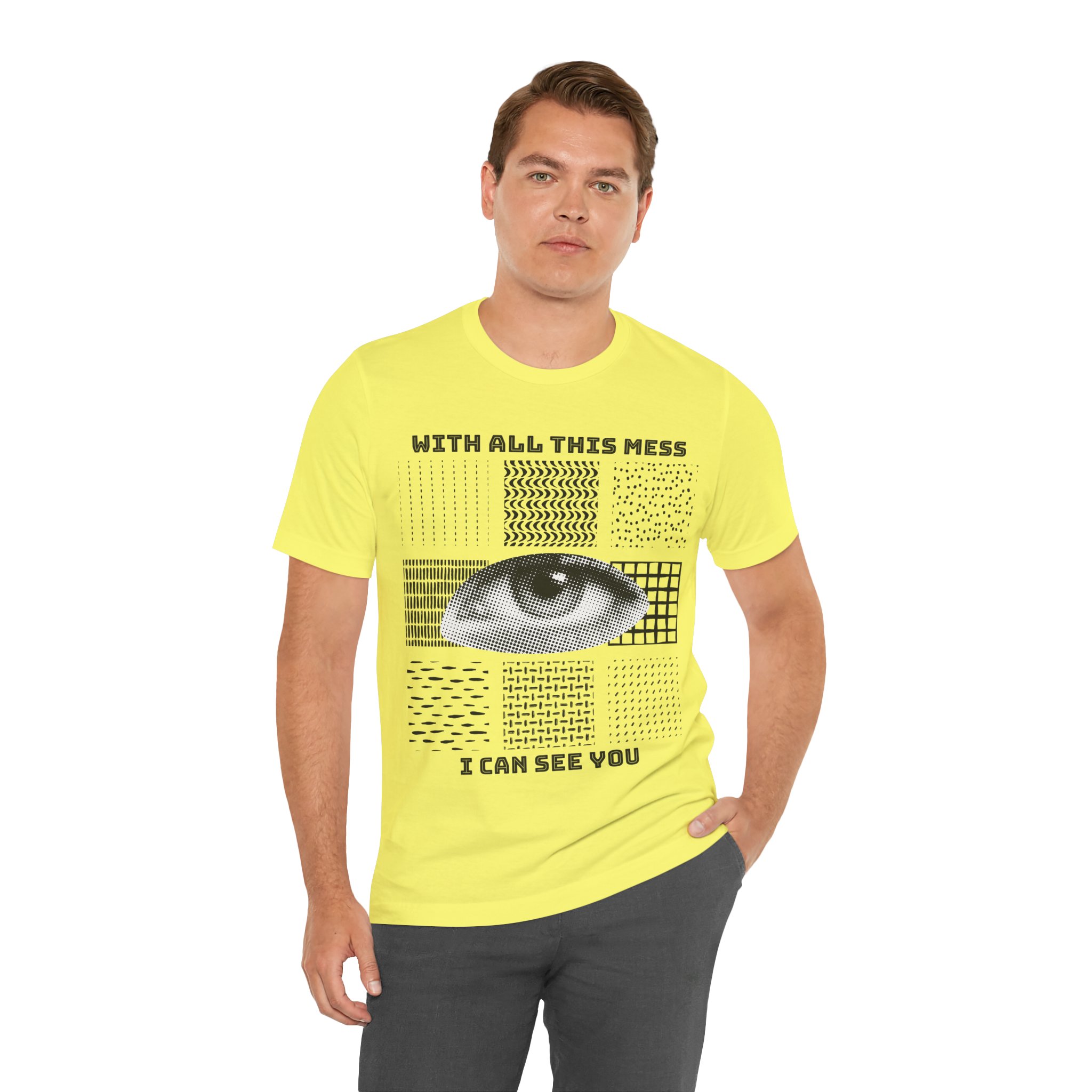 Eye-Catching Graphic Tee, Unisex Jersey