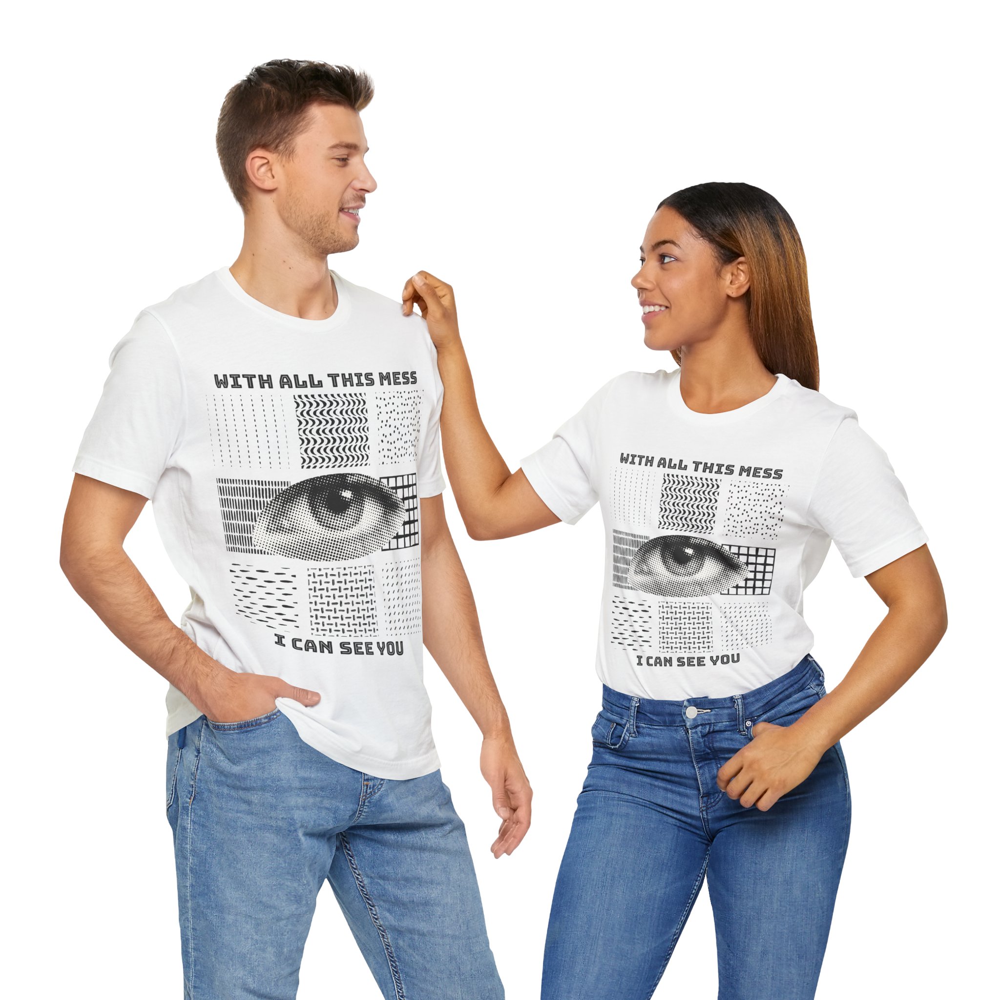 Eye-Catching Graphic Tee, Unisex Jersey