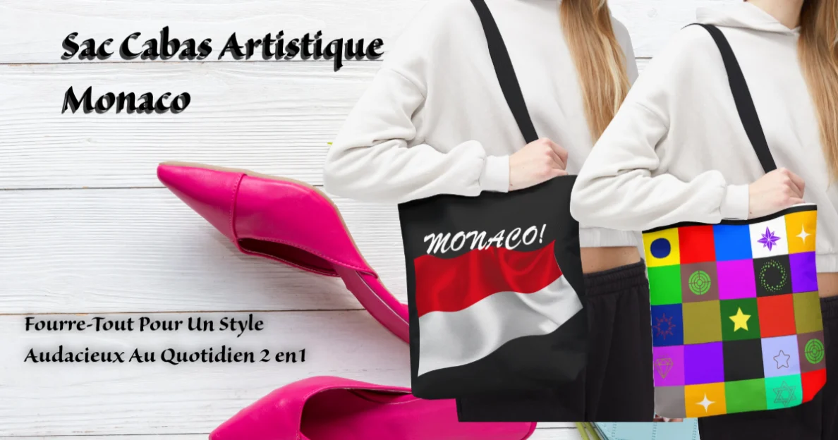 Sac Cabas Artistique Monaco